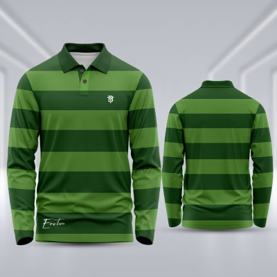 Premium Sublimation Frull Sleeve Polo T-Shirt For Men