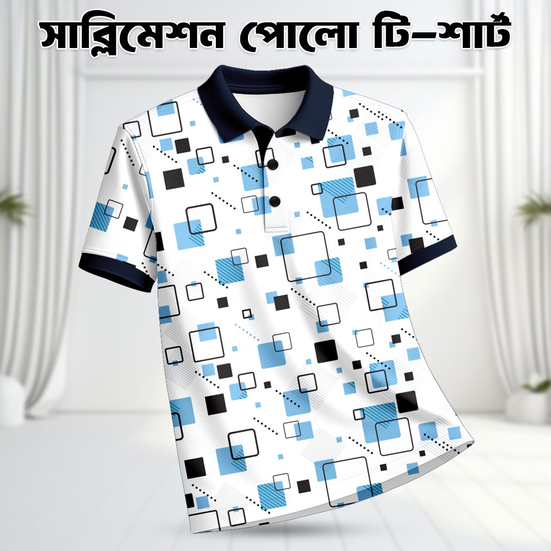 Premium Sublimation Polo T-Shirt For Men