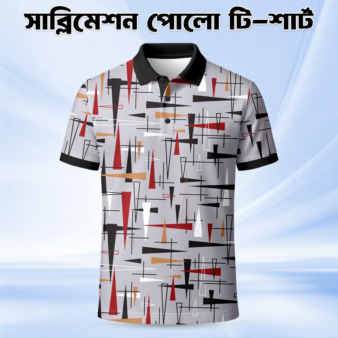 Premium Sublimation Polo T-Shirt For Men