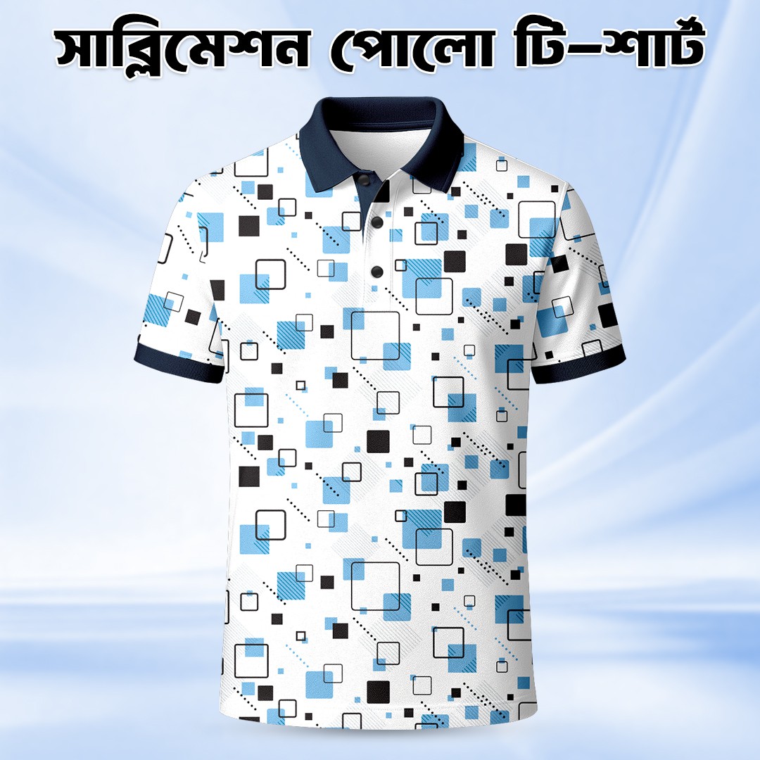 Premium Sublimation Polo T-Shirt For Men