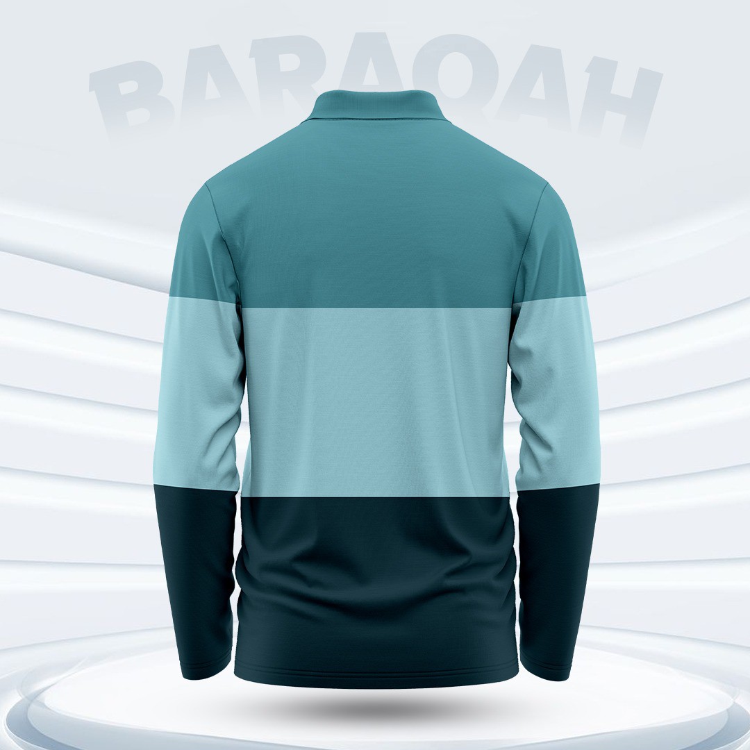 2 Combo Full Sleeve Sublimation Polo T-Shirt